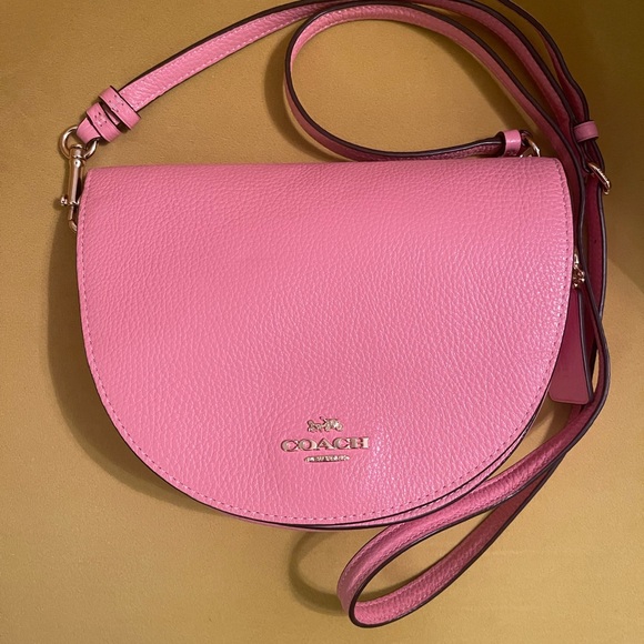 Coach Handbags - Coach Ellen Crossbody (Bubblegum/Gold)